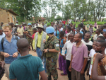 Rauhanturvaajat arvioimassa Kongon Kasain turvallisuustilannetta helmikuussa 2017.