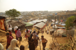 Rohingya-pakolaisia leirillä Bangladeshissa