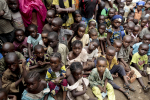 Maansisäisiä pakolaisia Banguissa Keski-Afrikan tasavallassa vuonna 2014.