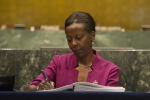 Ruandan pääministeri Louise Mushikiwabo