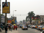 Katunäkymä Accrasta Ghanasta