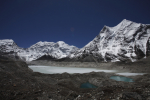 Imjan jäätikkö Himalajalla Nepalissa