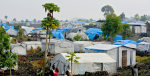 Maan sisäisten pakolaisten leiri Pohjois-Kivussa Kongossa