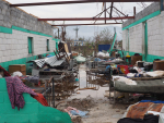 Hurrikaani Matthew'n tuhoja  mielisairaalassa Haitissa