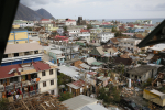Hurrikaani Marian tuhoja Dominican pääkaupungissa Roseaussa syyskuussa 2017