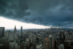Myrskypilviä New Yorkin yllä