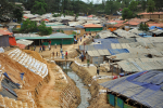 Pakolaisleirin asumuksia Bangladeshissa