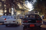 Autoja liikenteessä Kairossa