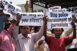 Mielenosoittajia Sri Lankassa