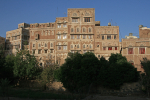 Jemenin pääkaupungin Sanaan rakennuksia