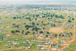 Ilmakuva Juban liepeiltä Etelä-Sudanista