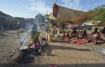 Etelä-Sudanin maan sisäisiä pakolaisia Waun kaupungissa