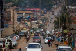 Katunäkymä Ugandan Kampalasta