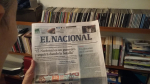 El Nacional -sanomalehden kansi.