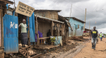 Asumuksia Kiberan slummissa Nairobissa