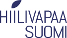 Logo, jossa lehti ja teksti Hiilivapaa Suomi.