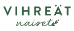Logo, jossa lukee vihreällä tekstillä vihreät naiset.