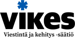 Logo, jossa lukee Vikes viestintä ja kehitys -säätiö.