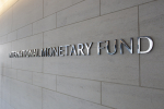 Talon seinä, jossa teksti International Monetary Fund.