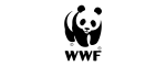 Logo, jossa panda ja teksti WWF.
