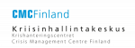 Logo, jossa lukee CMCFinland, Kriisinhallintakeskus, Crisis Management Centre Finland.