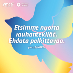 Banneri Nuorten rauhanpalkinto YMCA 2024